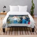 Cozy plush blanket featuring the artwork and branding of The Garden band