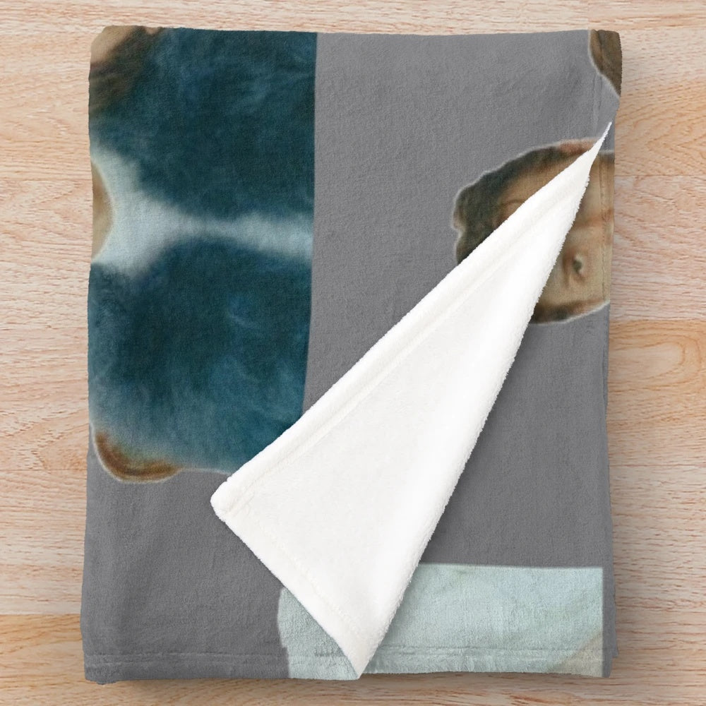 Plush blanket featuring the artwork and design of the indie band The Garden