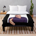 Plush blanket featuring the "Hollywood Handshake" design, inspired by the Great British Baking Show