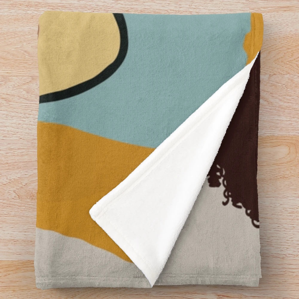 Plush blanket inspired by the Heartstopper Netflix series