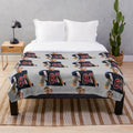 Plush Blanket Featuring Characters from the Popular Netflix Series "All American