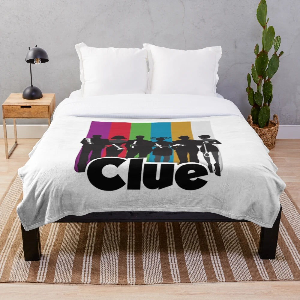 Clue film inspired plush blanket