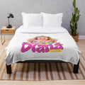 Plush blanket featuring characters from the popular YouTube kids show The Kids Diana Show