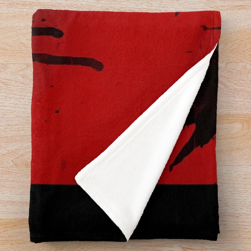 Cozy plush blanket featuring Lucifer Morningstar and Ella Lopez from the popular TV series