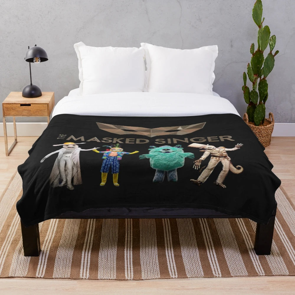 The Masked Singer Themed Plush Blanket
