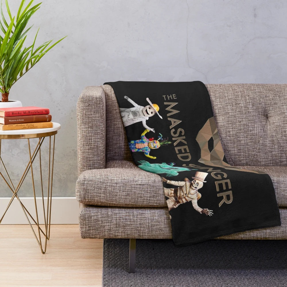 The Masked Singer Themed Plush Blanket