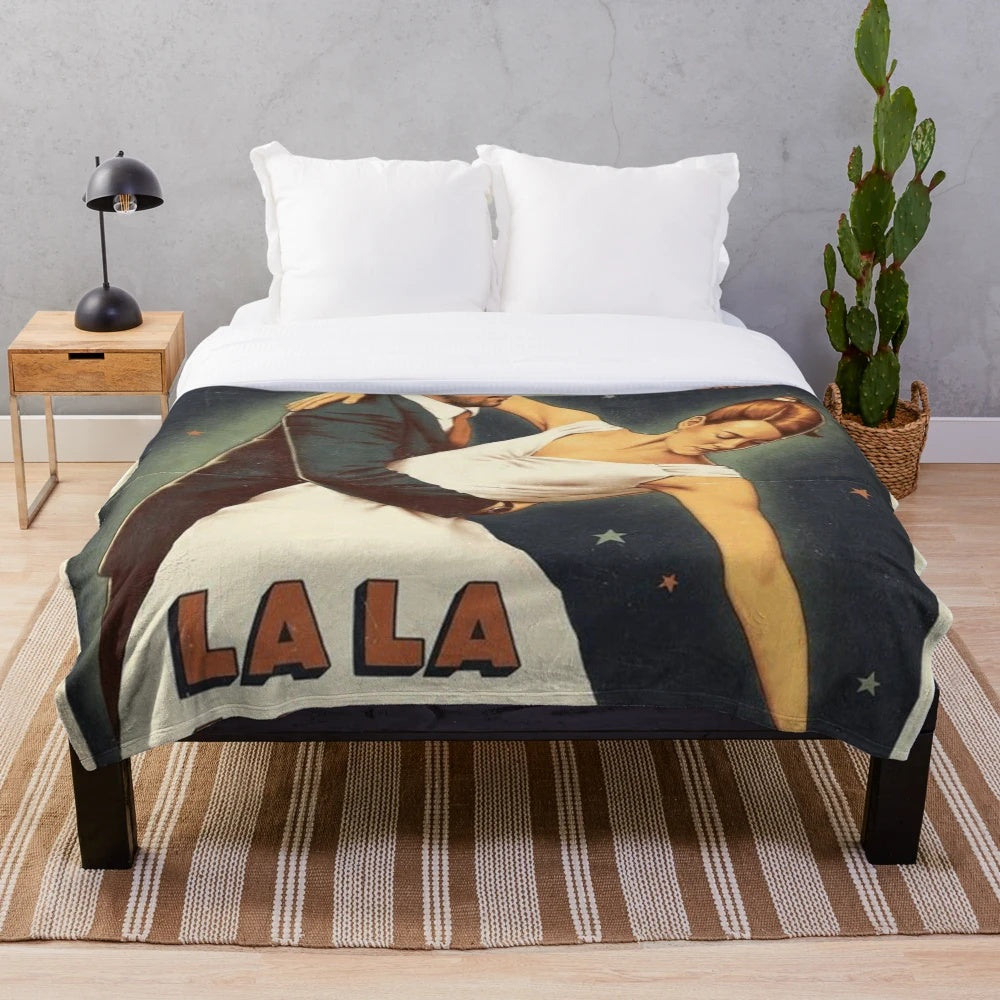 Soft and Plush Blanket with a Cinema Inspired Design