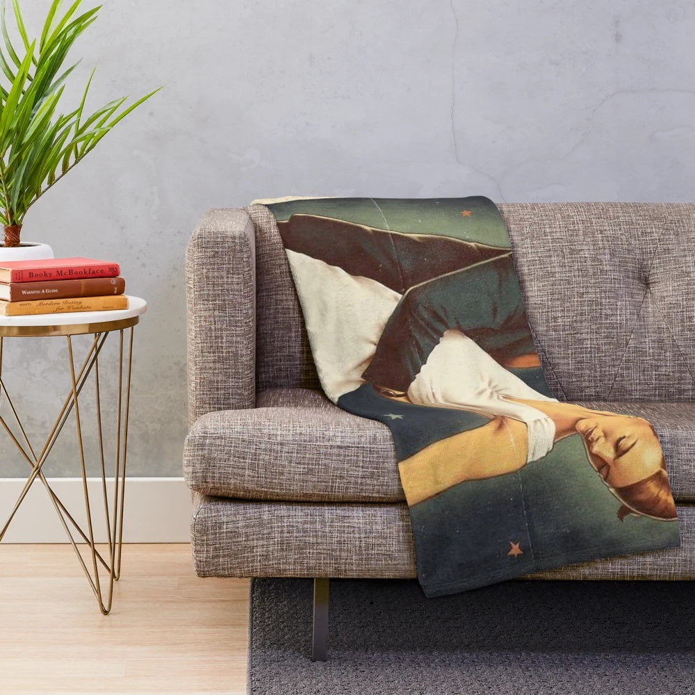 Soft and Plush Blanket with a Cinema Inspired Design