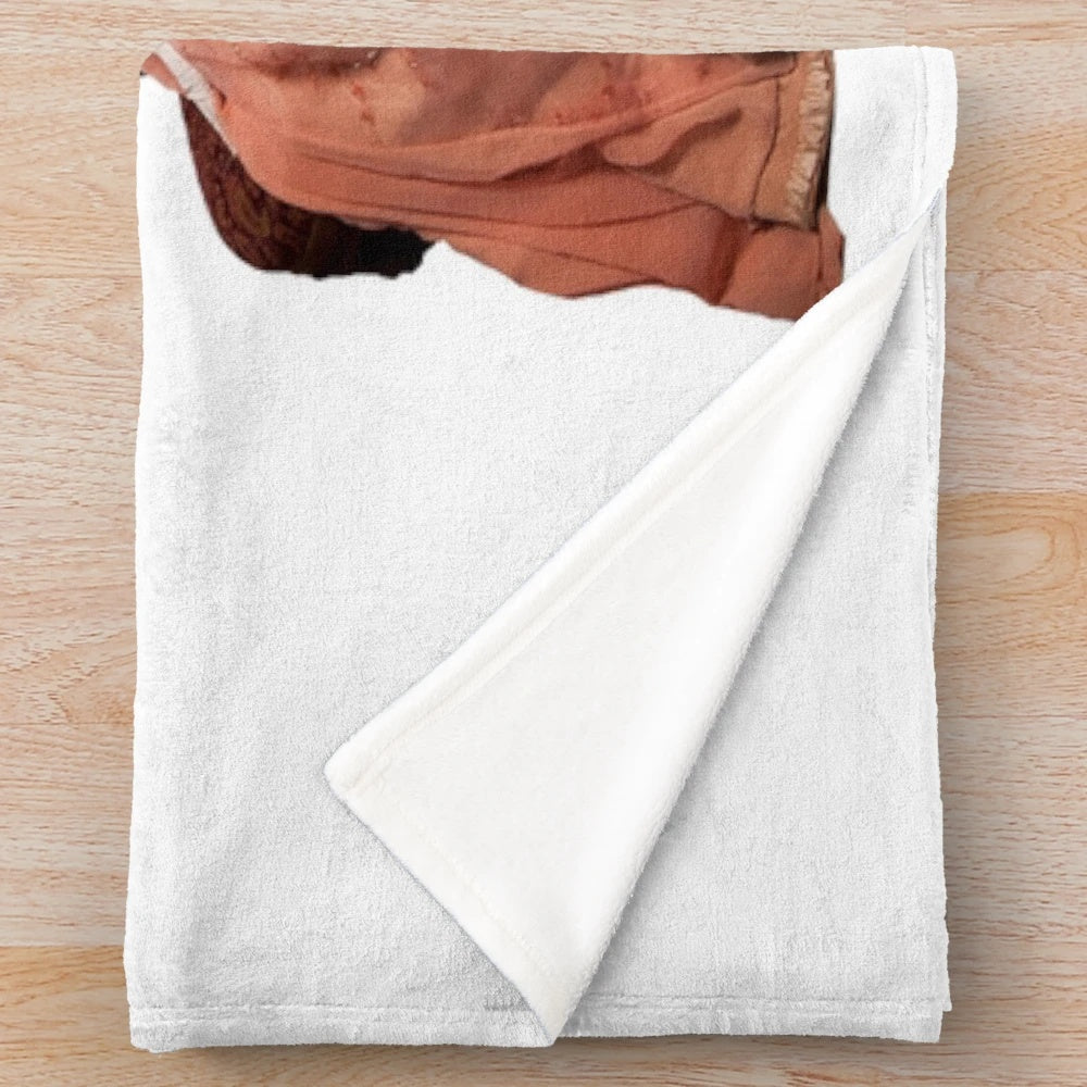 Plush blanket with Murdoch Mysteries-inspired design