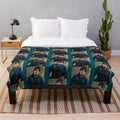 Soft, plush blanket featuring the character Dallas Winston from the classic 1980s film The Outsiders