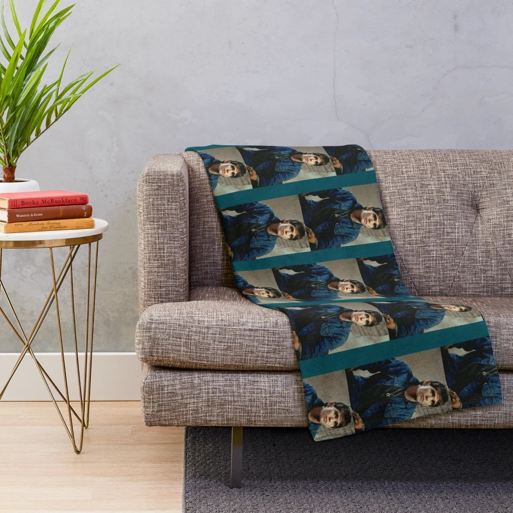 Soft, plush blanket featuring the character Dallas Winston from the classic 1980s film The Outsiders