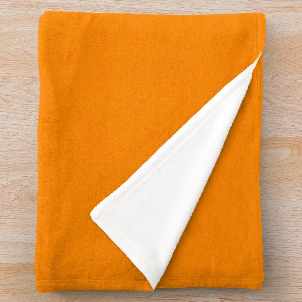 Percy Jackson themed plush blanket with Camp Half-Blood logo