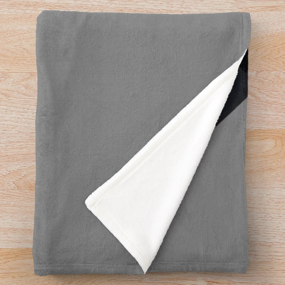 Plush blanket with piccolo and music notes design