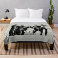 Plush blanket featuring the iconic Pogues band logo and celtic punk design