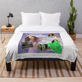 Soft and cozy plush blanket featuring the Rodrigo Tour design