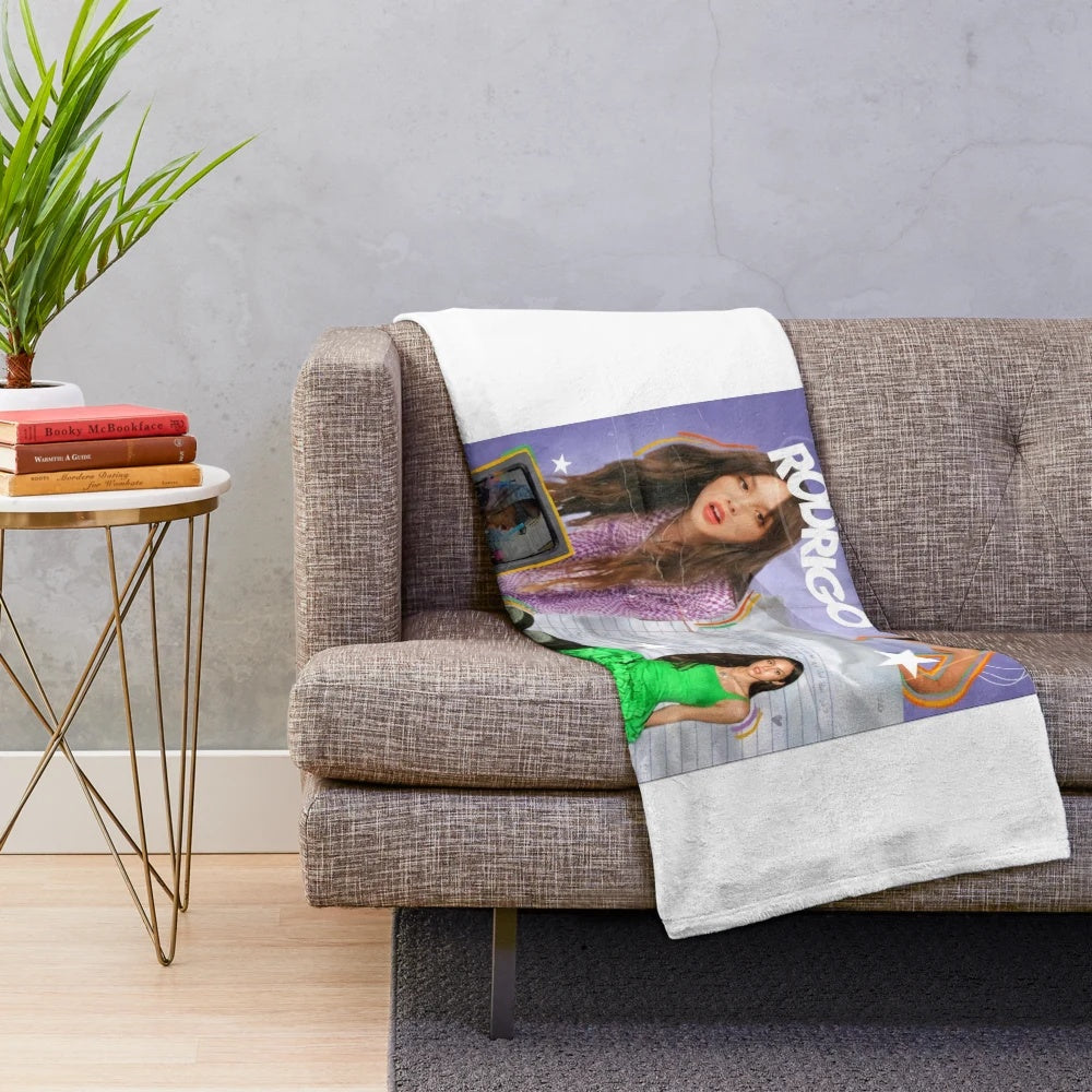 Soft and cozy plush blanket featuring the Rodrigo Tour design
