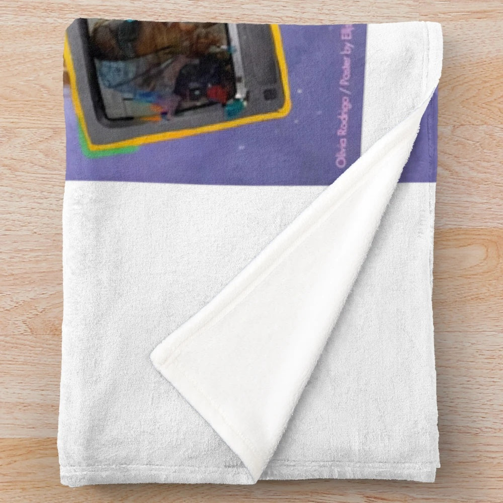 Soft and cozy plush blanket featuring the Rodrigo Tour design