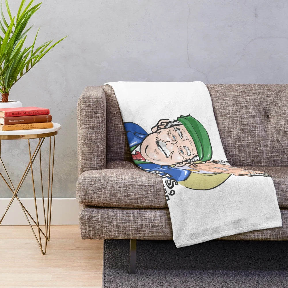 Soft and plush blanket featuring the characters Jack and Victor from the popular Scottish TV show "Still Game