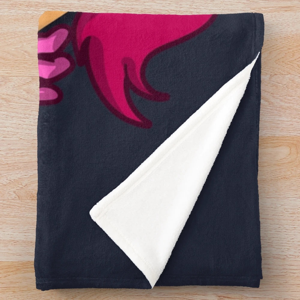 Soft and plush blanket with a Stephen Universe-inspired design