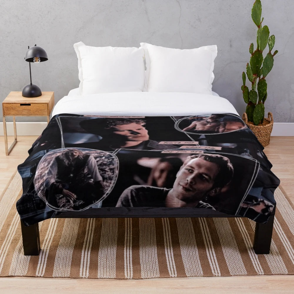 Klaus Mikaelson inspired plush blanket