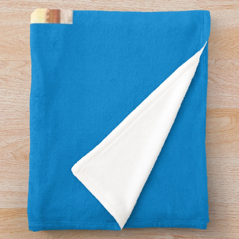 Plush blanket with Moscow-inspired design