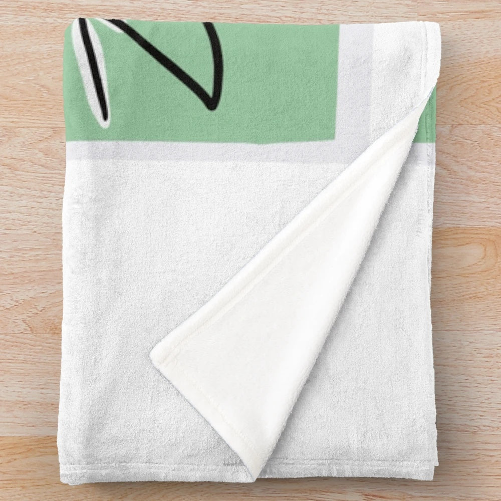 Plush blanket with world cinema and filmmaker imagery