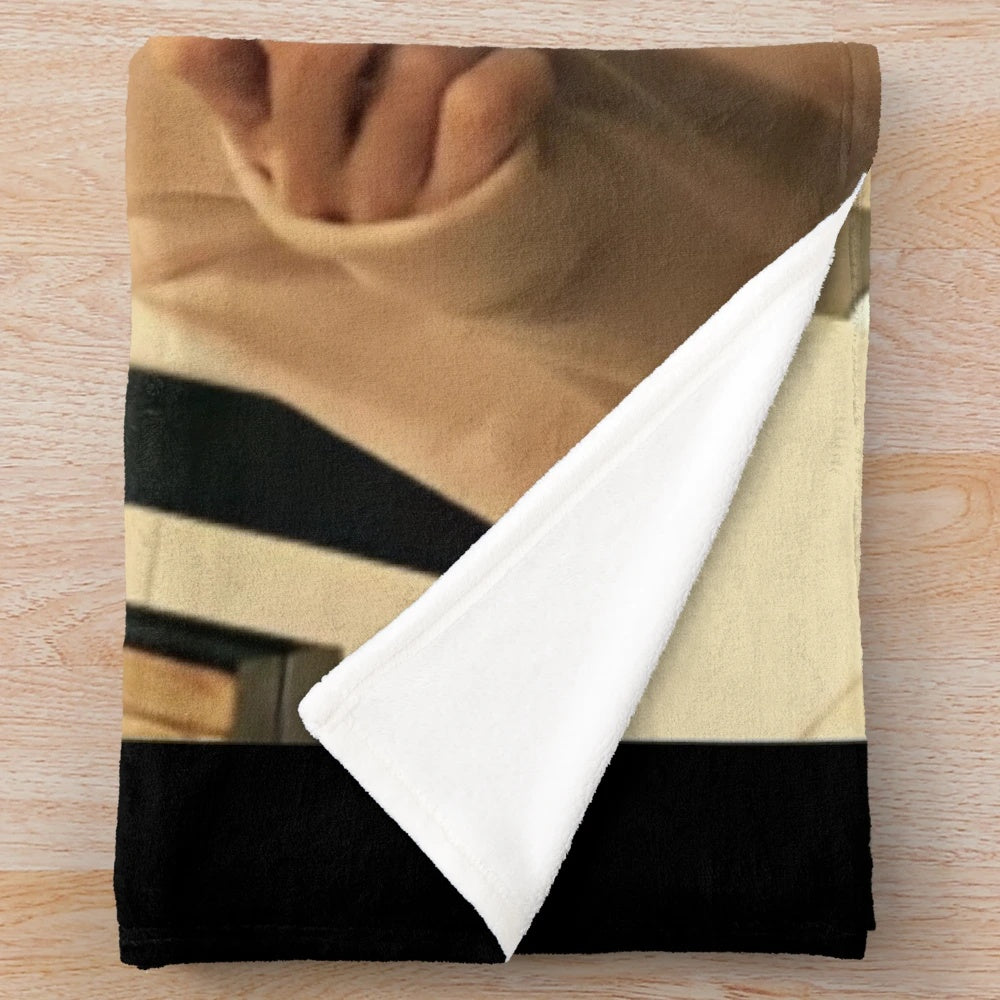 Soft and cozy plush blanket featuring Tom Felton's character Draco Malfoy