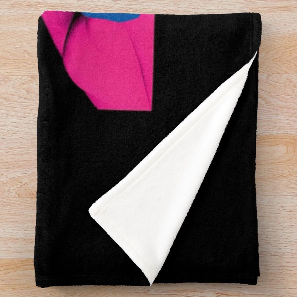 Plush blanket inspired by the album 'French Exit' by the band TV Girl