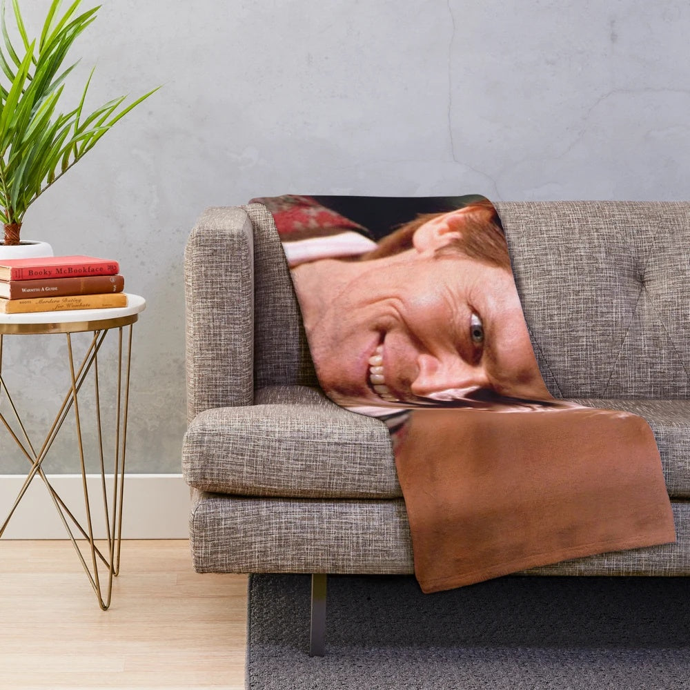 Willem Dafoe-inspired plush blanket