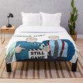 Cozy and soft plush blanket with Two Pints TV show design