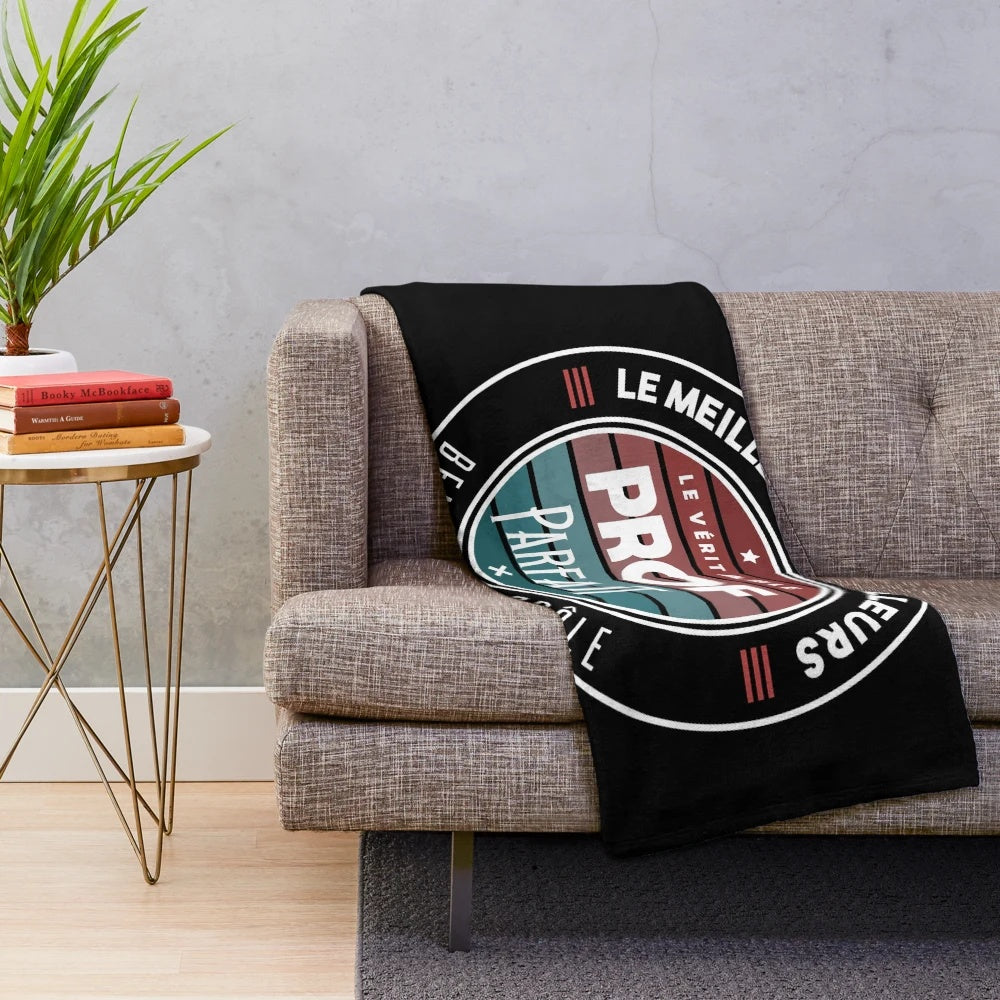Soft and Comfortable Plush Blanket with Stylish Teacher Design
