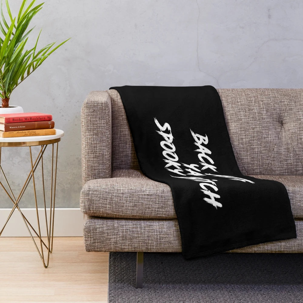 Cozy plush blanket with Scottish social distancing and Still Game inspired design