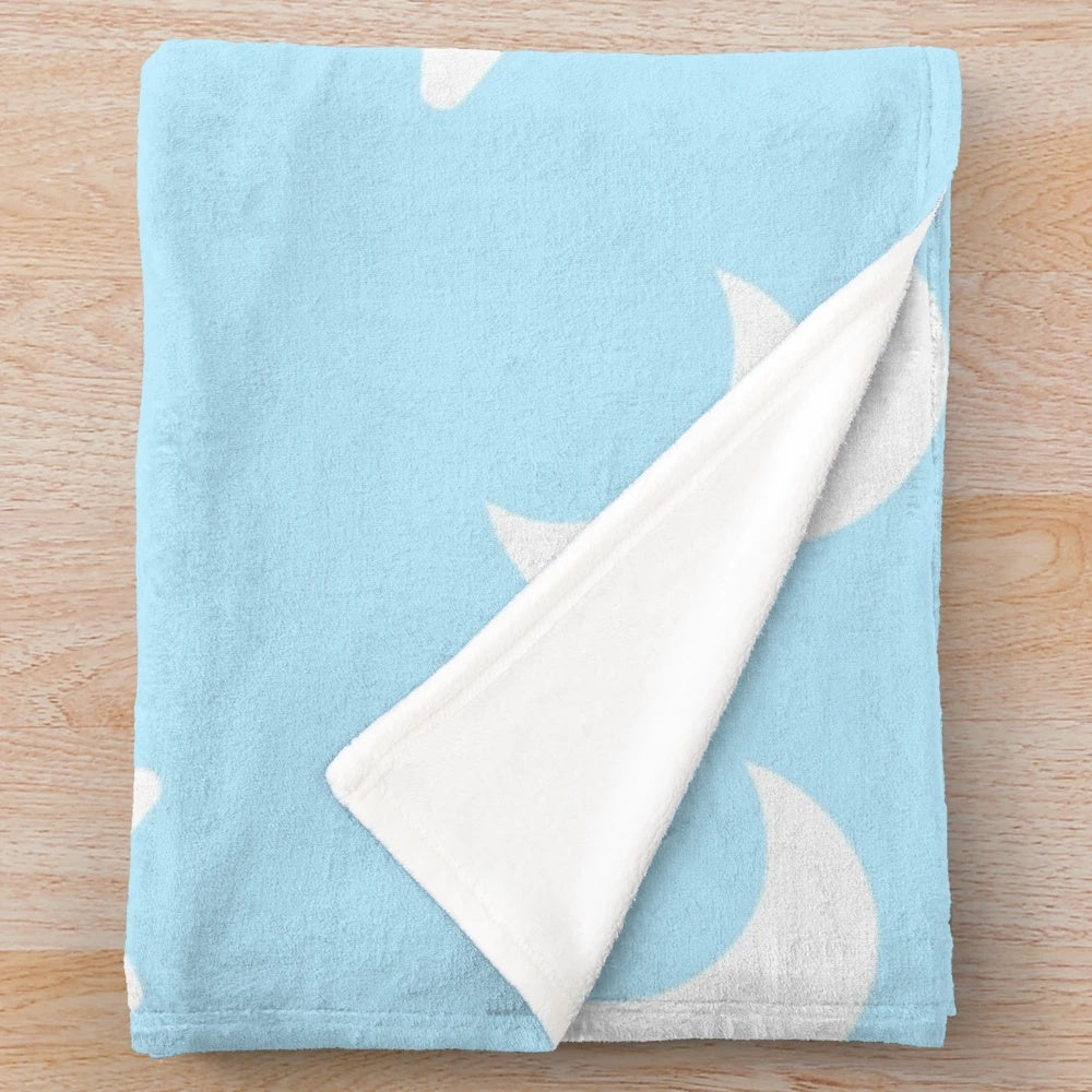 Cozy plush blanket in pajamas-style design
