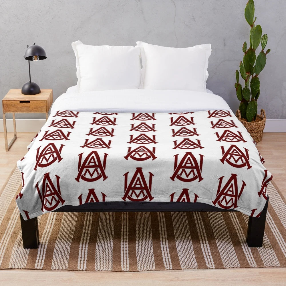 Alabama A&M Bulldogs plush blanket