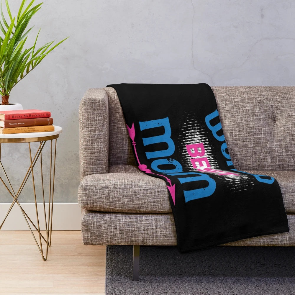 Soft, plush blanket with "World's Best Mom" text