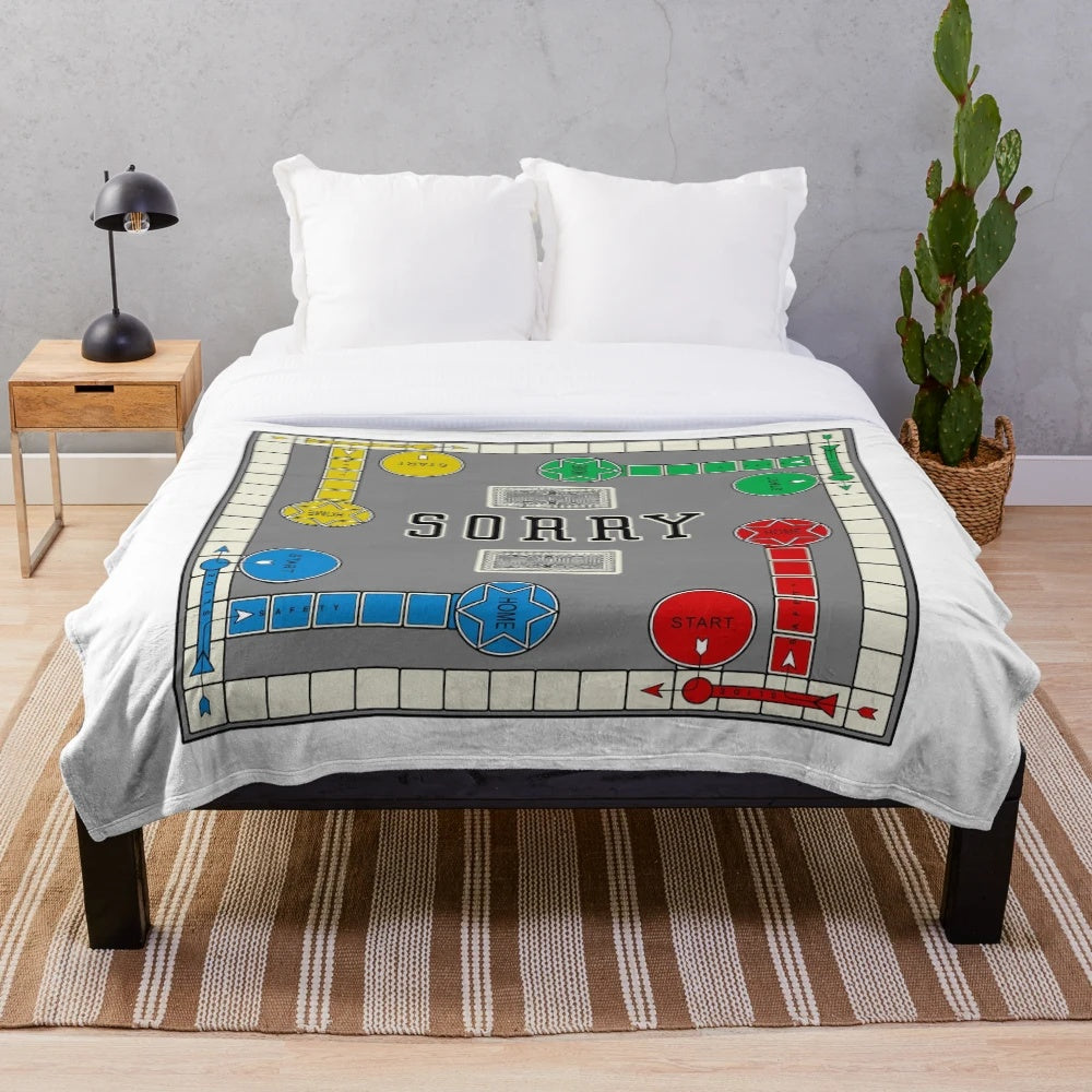 Soft and plush blanket ideal for apologizing