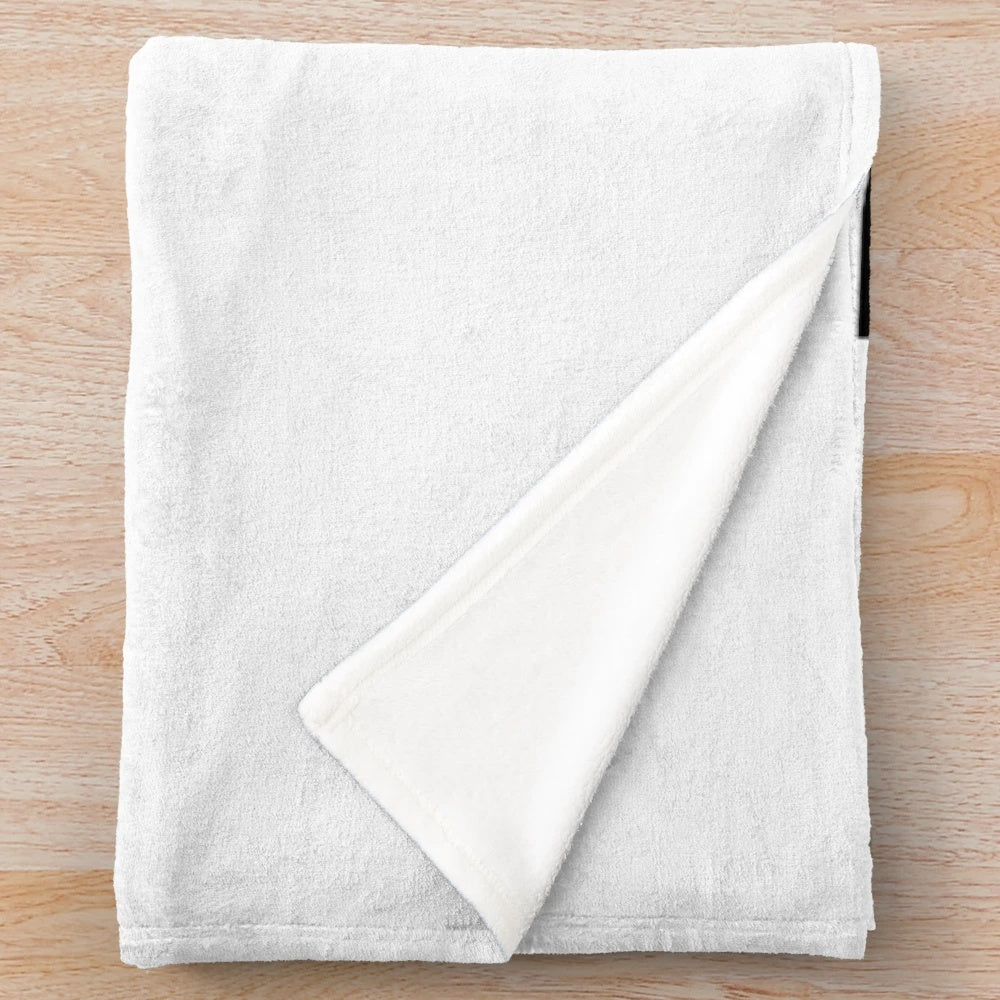 Cozy plush blanket featuring an Ainu-inspired amip design and tonkori silhouette