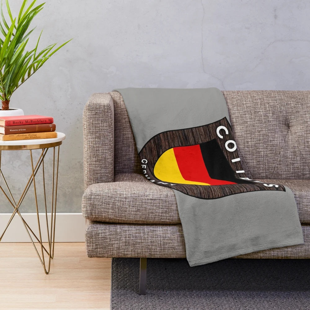 Cottbus Germany Flag Plush Blanket