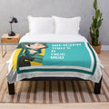 Soft, plush blanket with adorable anime-style graphic