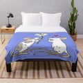 Soft, plush blanket with Disney-inspired cartoon animal print designs