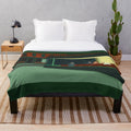 Edward Hopper's Nighthawks Painting Plush Blanket