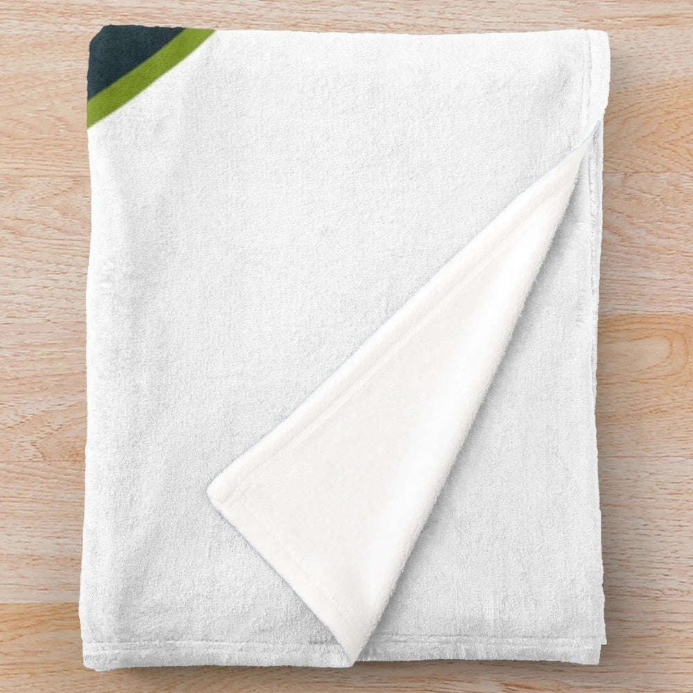 Plush blanket with a German emblem design
