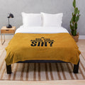 Plush blanket featuring a fun, retro-style quote from the hit musical "Hamilton