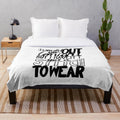 Plush blanket featuring a quote from the iconic 80s band The Smiths