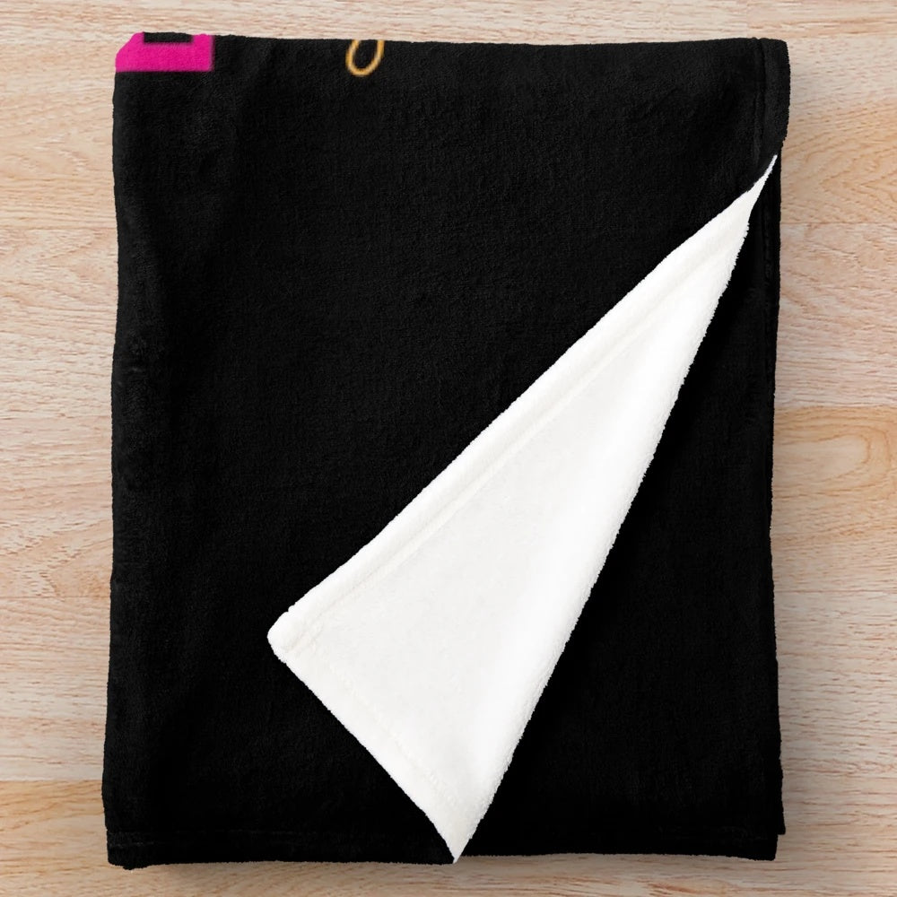 Plush blanket featuring the quote "The Influence Of A Good Teacher Can Never Be Erased