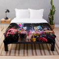 New York City Skyline Plush Blanket