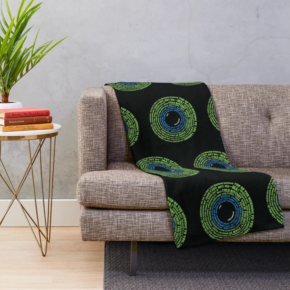 Soft and Plush Blanket with Inspiring Quotes