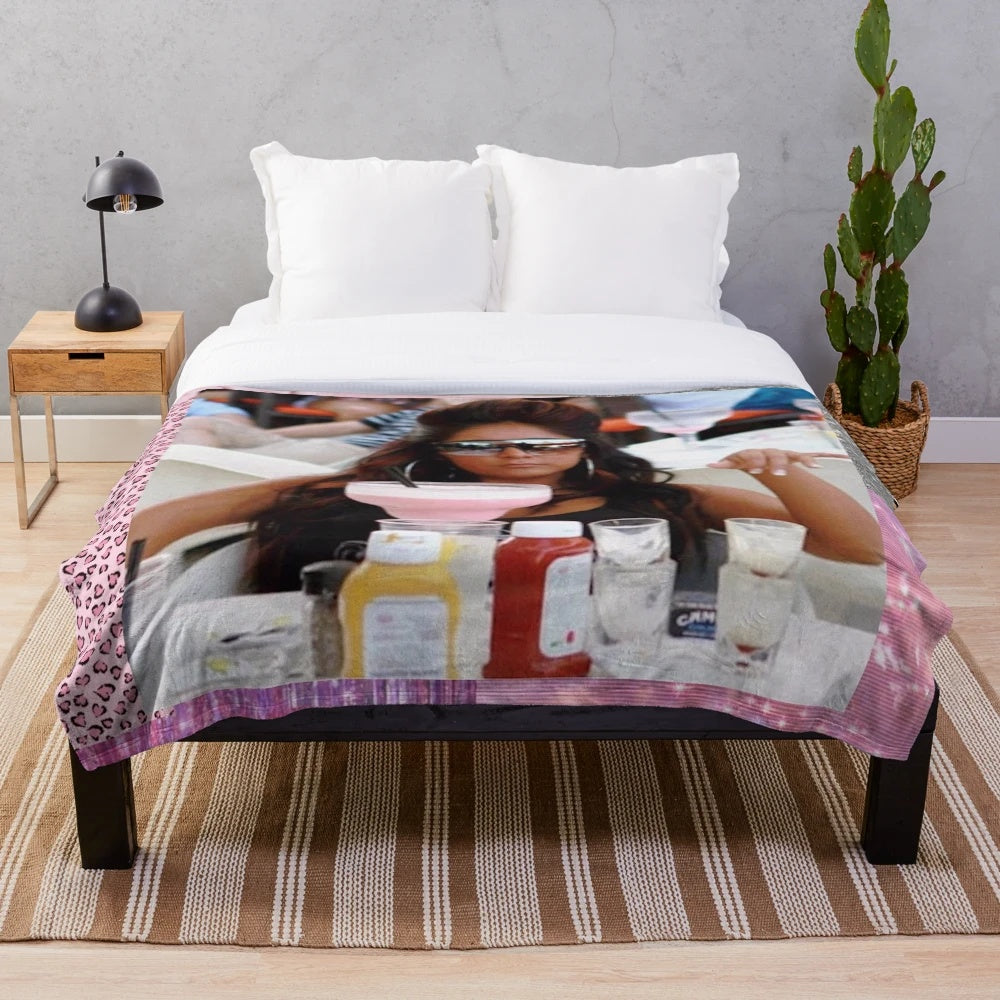 Soft and Plush Snooki Themed Blanket