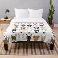 Soft and Cozy Plush Bullterrier Blanket