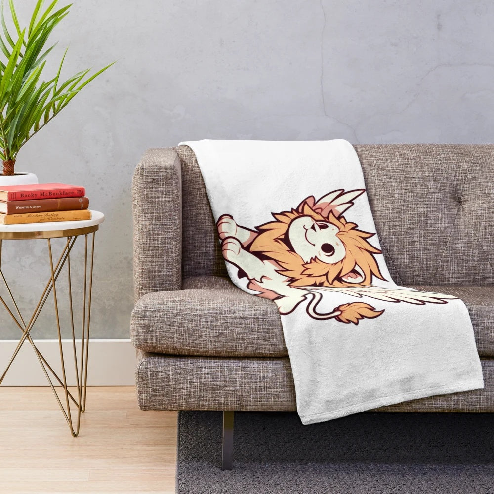 Plush Griffon Mythical Creature Blanket